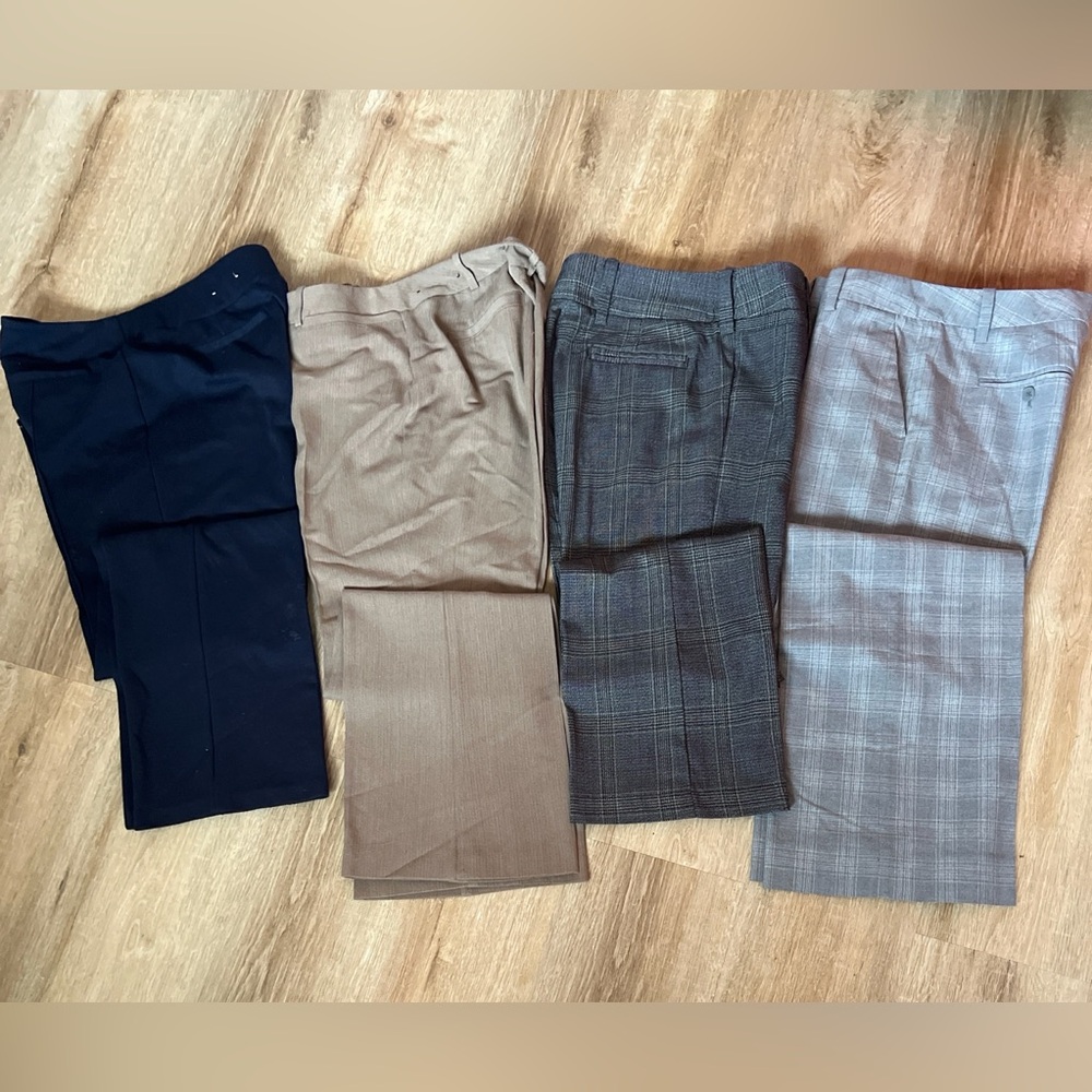 Bundle Listing- Sz 6 Work Pants Bundle (4) straight leg